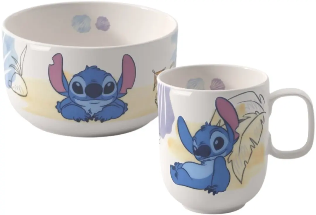 Frühstücks-Set Disney Stitch Set van 2