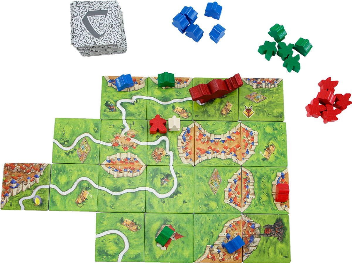999 Games - Carcassonne: Draak & Fee - Uitbreiding 3 - Nieuwe Versie - NL - EN