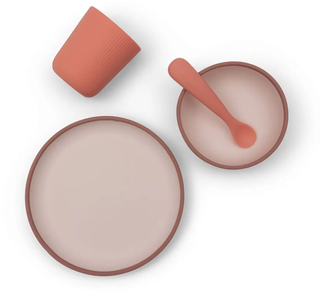 Jollein Kinderserviesset Siliconen Blush Shades