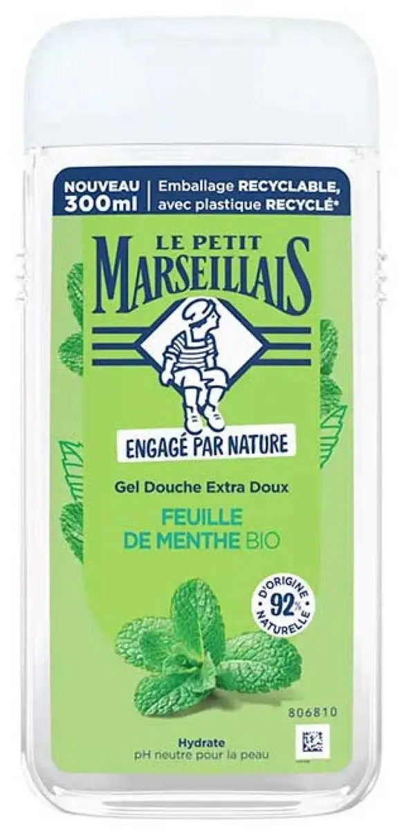 Le Petit Marseillais Extra Zachte Douchegel Bio Muntblad 300ml