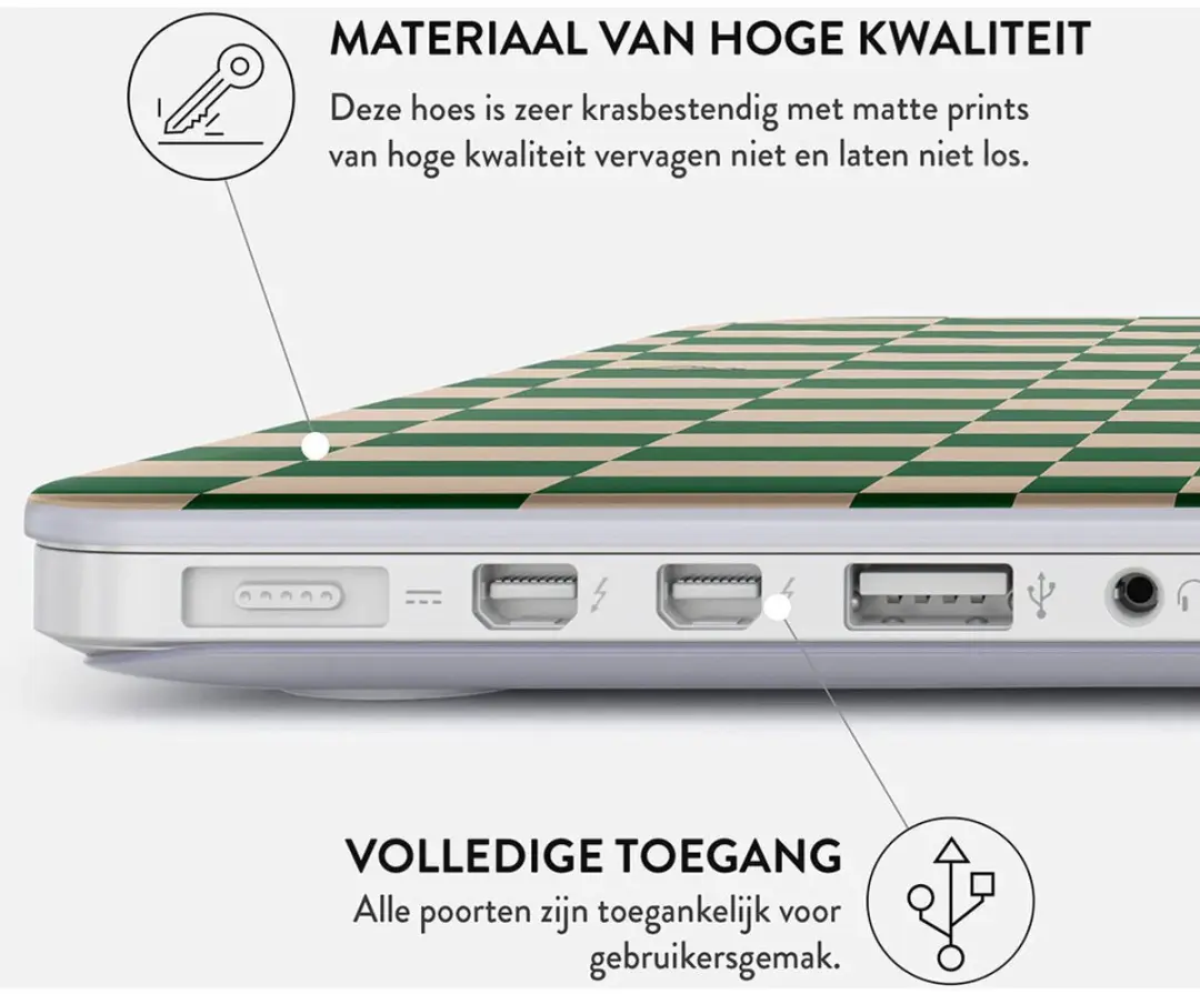 Burga Hard Case Apple MacBook Air 13 (2022) M2 A2681 - Ivy League