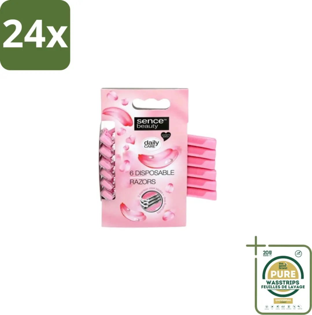 Sence Wegwerpscheermes Comfort Grip 6-delig
