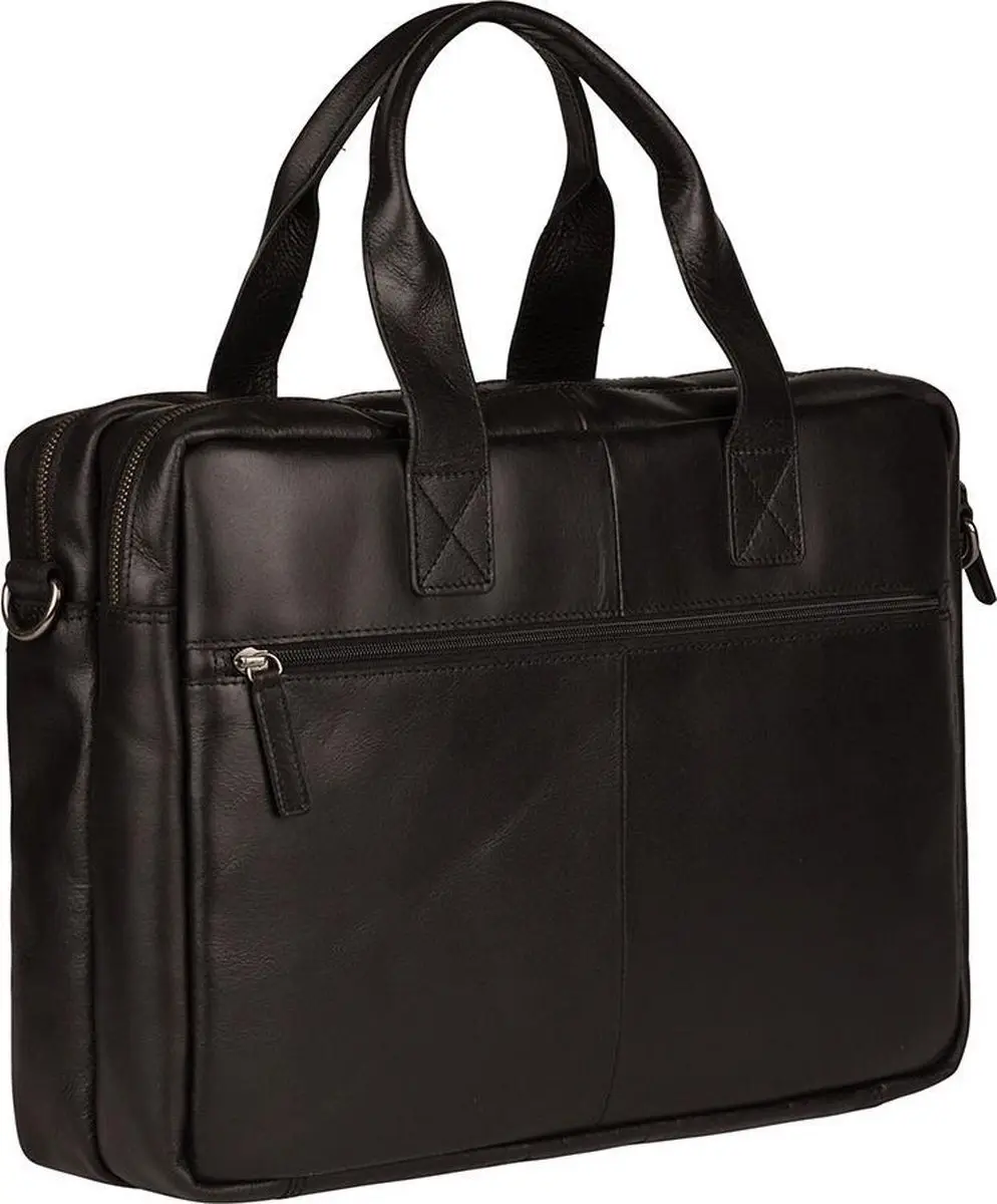 Burkely Vintage Jesse Laptoptas 14 inch - Zwart