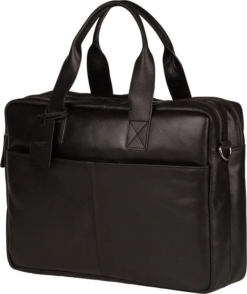 Burkely Vintage Jesse Laptoptas 14 inch - Zwart