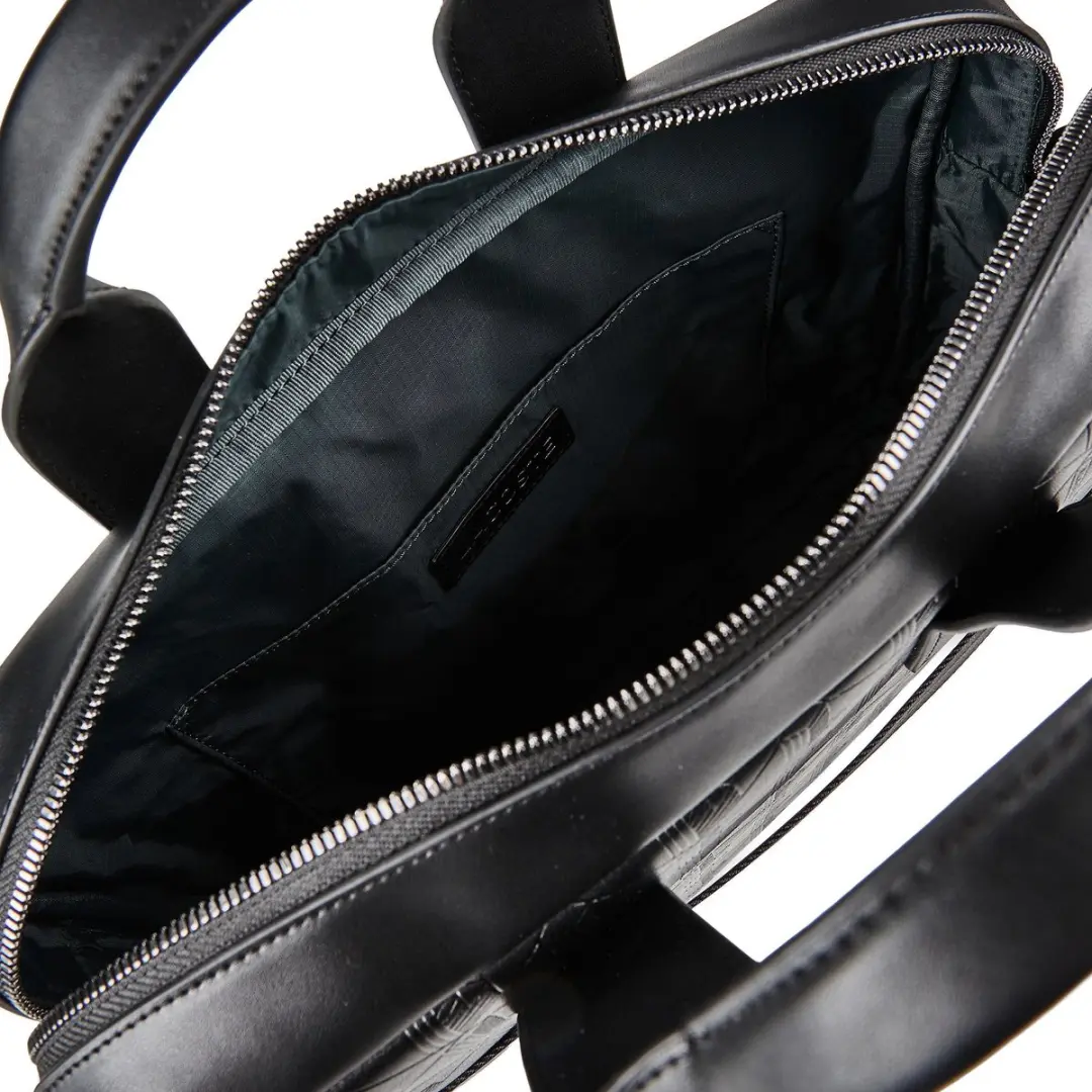 Lacoste NH5398MR 000 Laptoptas - 14 inch - 3 Vakken - Noir