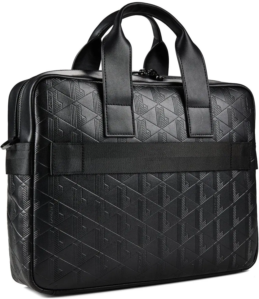 Lacoste NH5398MR 000 Laptoptas - 14 inch - 3 Vakken - Noir