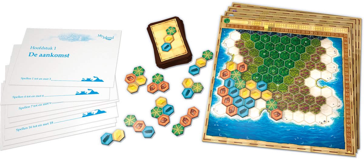 999 Games - My Island - Legacy spel - Strategisch en toegankelijk avontuur voor het hele gezin