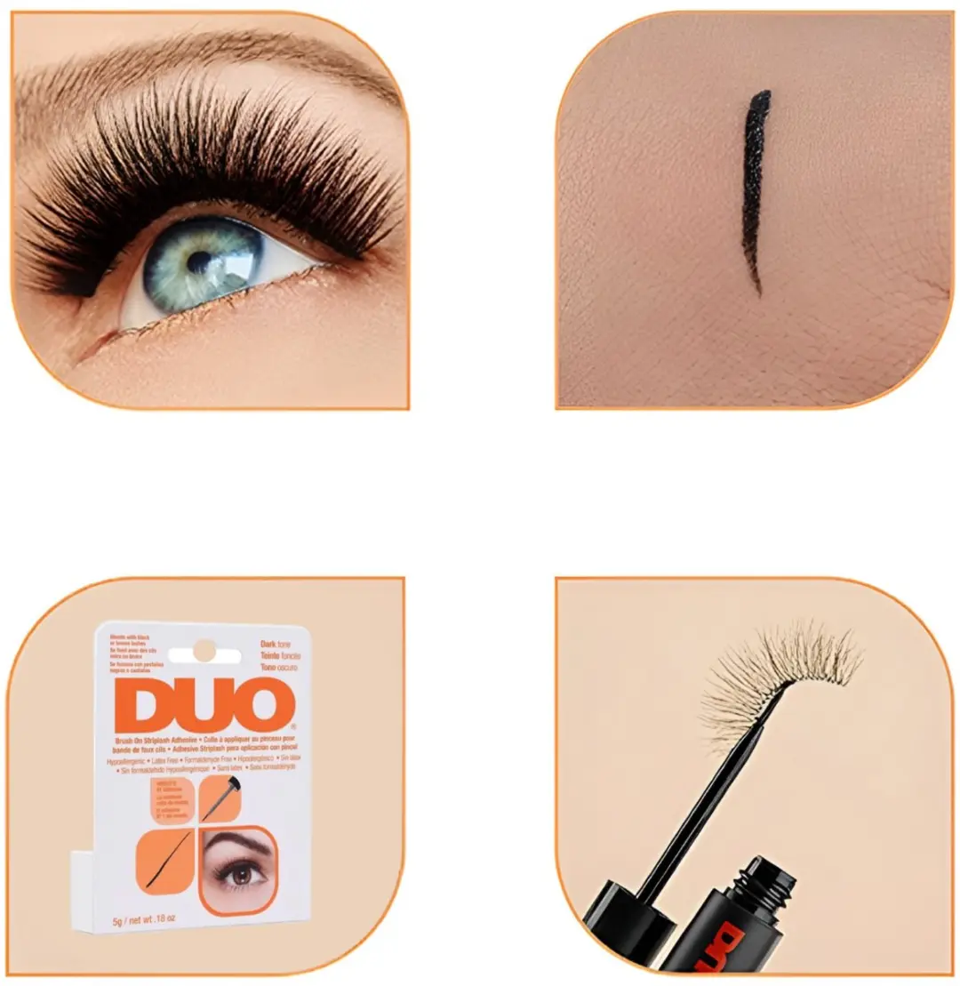 Duo Kleef voor Wimpers Brush On Dark - 5 Stuks
