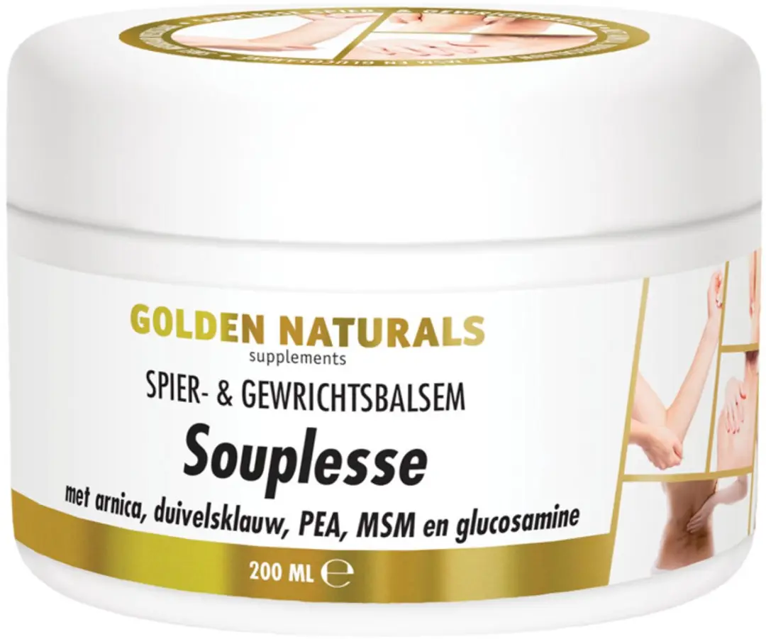Golden Naturals Souplesse Spier- & Gewrichtsbalsem 2x200ml