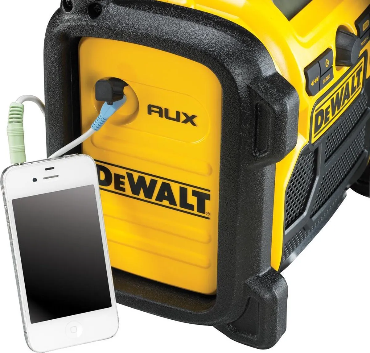 DeWalt DCR019 Bouwradio - 10.8-18V Li-Ion - Zwart/Geel