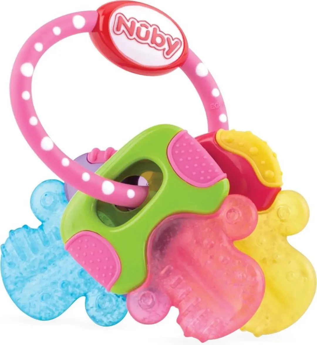 Nûby IcyBite Koelbijtsleutels Roze