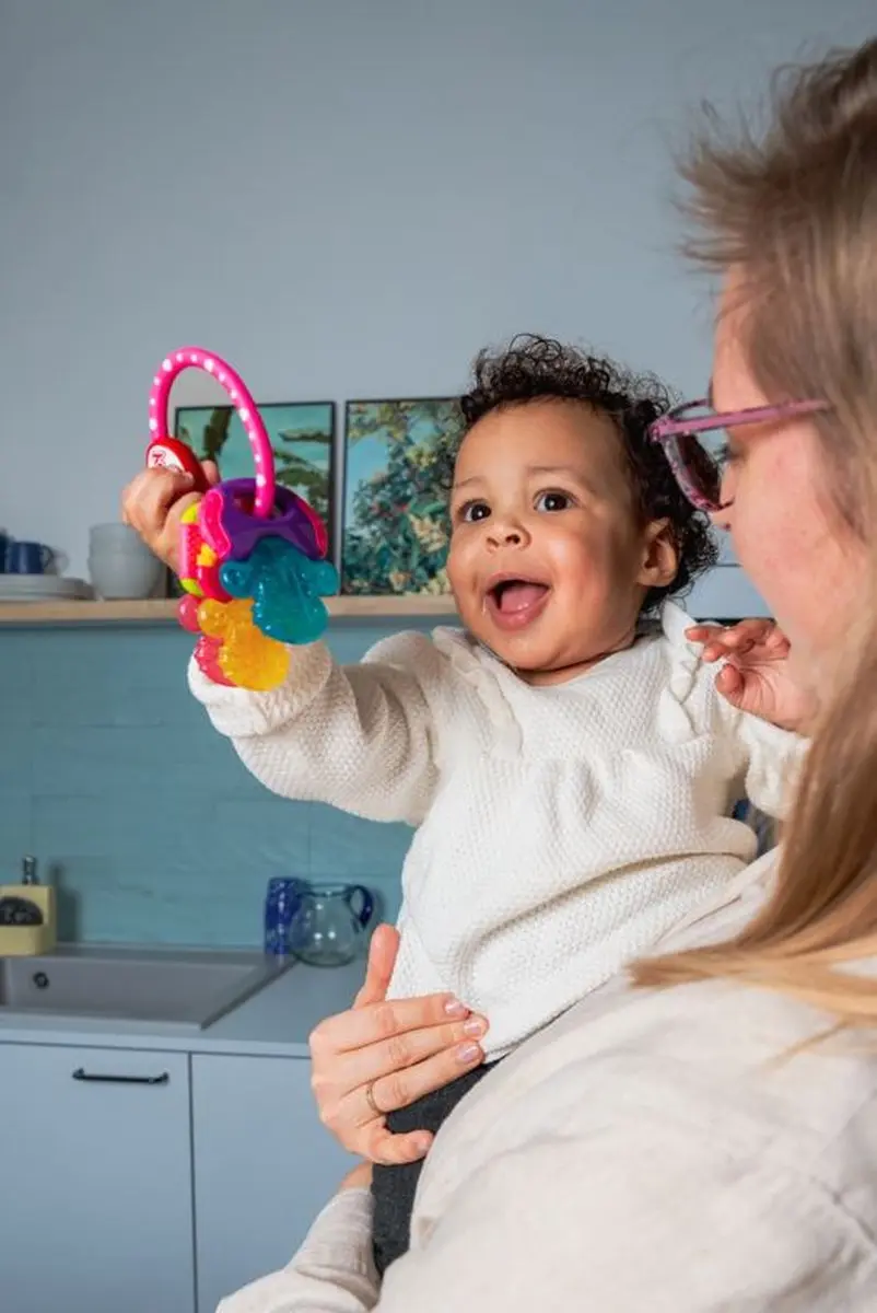Nûby IcyBite Koelbijtsleutels Roze