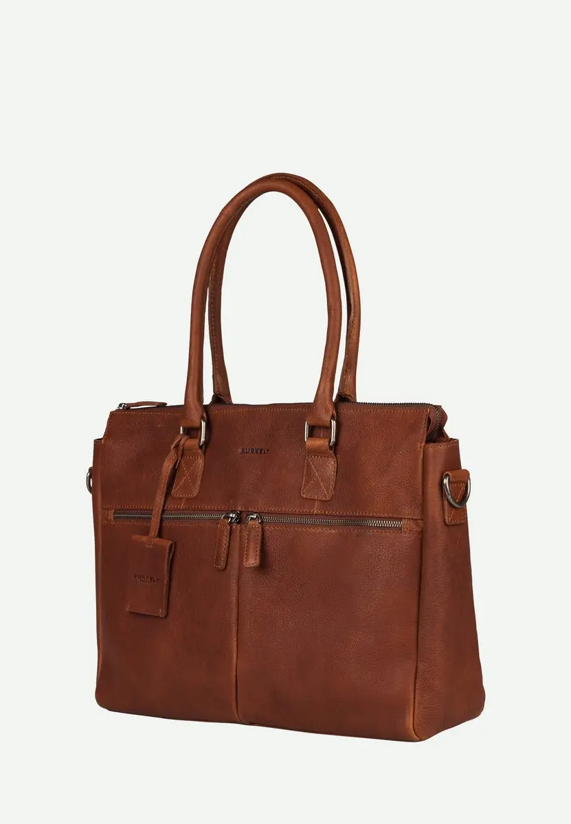 Burkely Fundamentals Antique Avery Laptoptas 15.6" - Cognac
