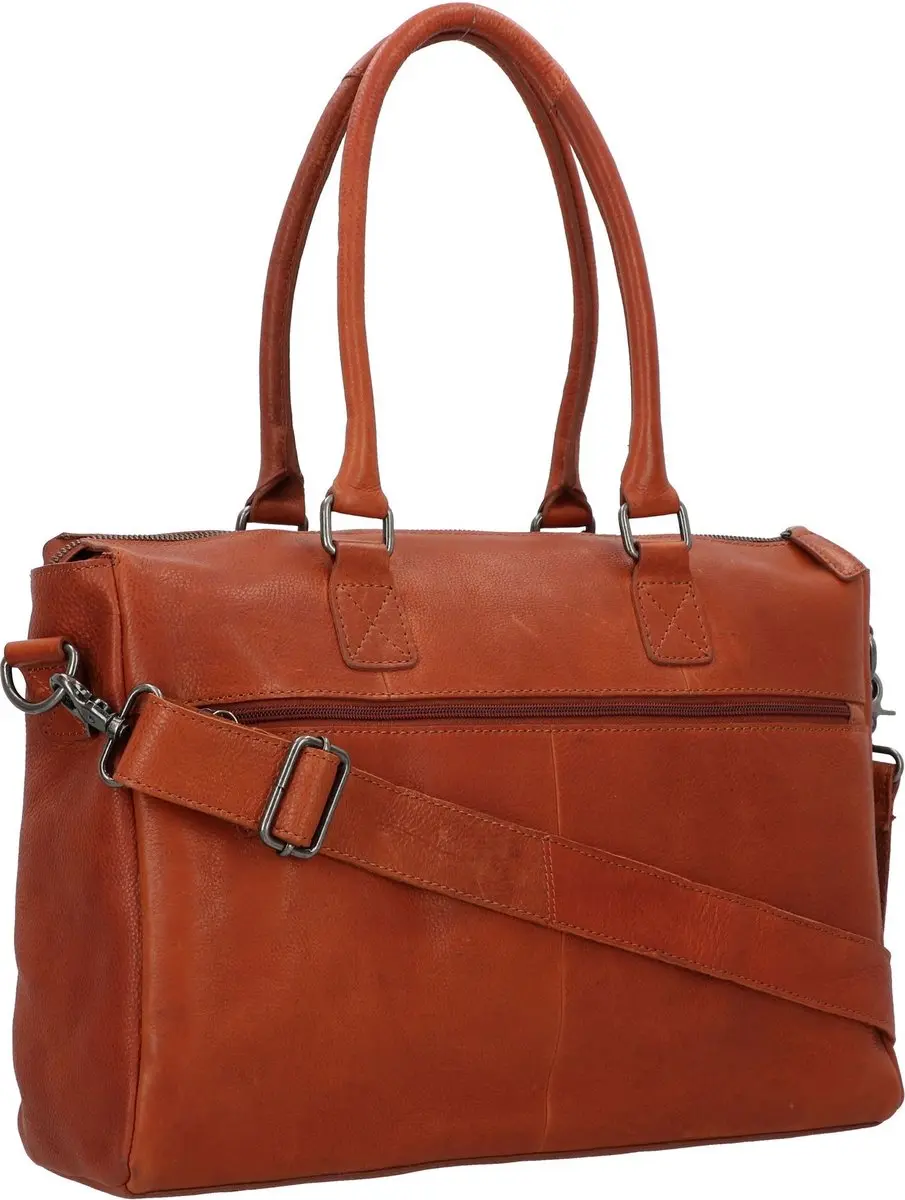 Burkely Fundamentals Antique Avery Laptoptas 15.6" - Cognac