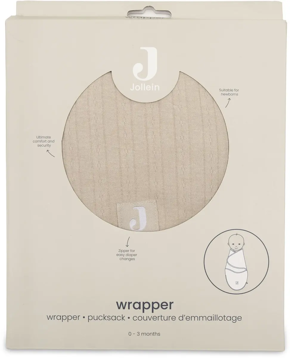 Jollein Wrapper 0-3 maanden - Sand