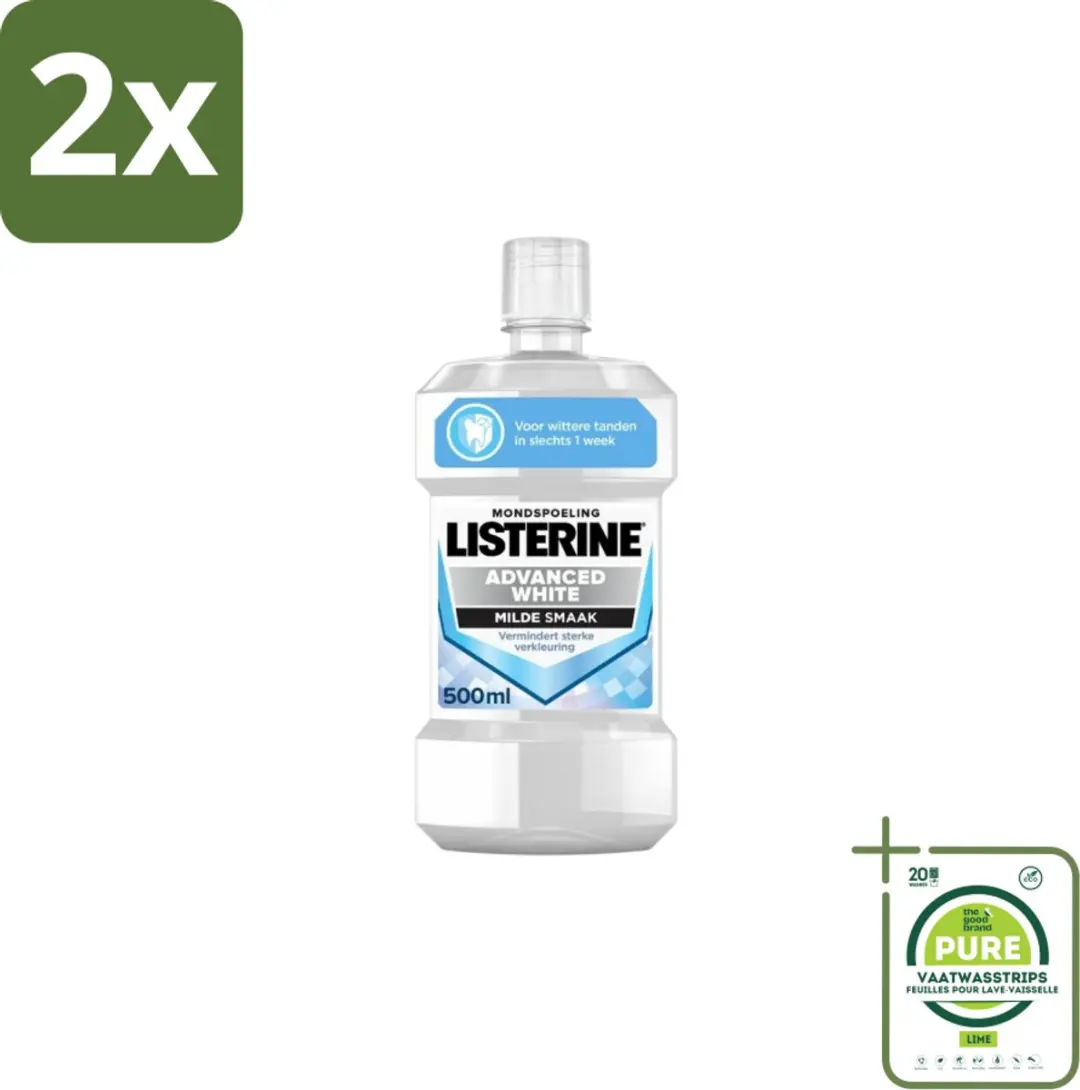 Listerine Advanced White Mondwater 1000ml
