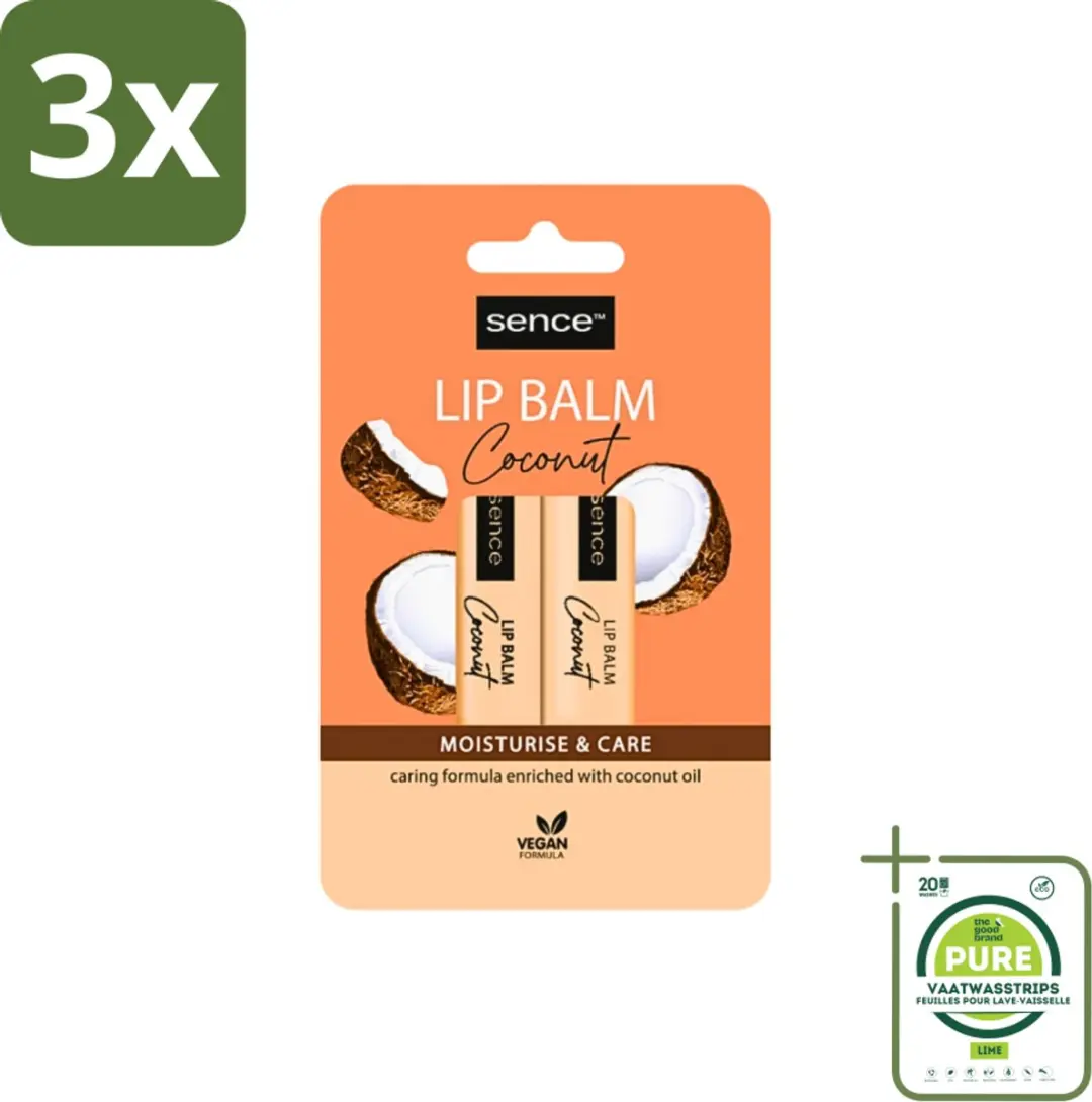 Sence Lippenbalsem Duo Kokos