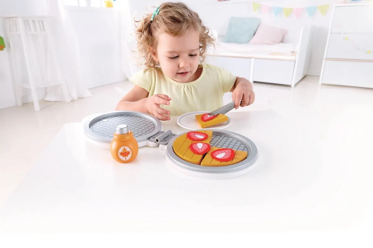 Hape Mijn Eerste Wafelijzer 21cm - Grijs