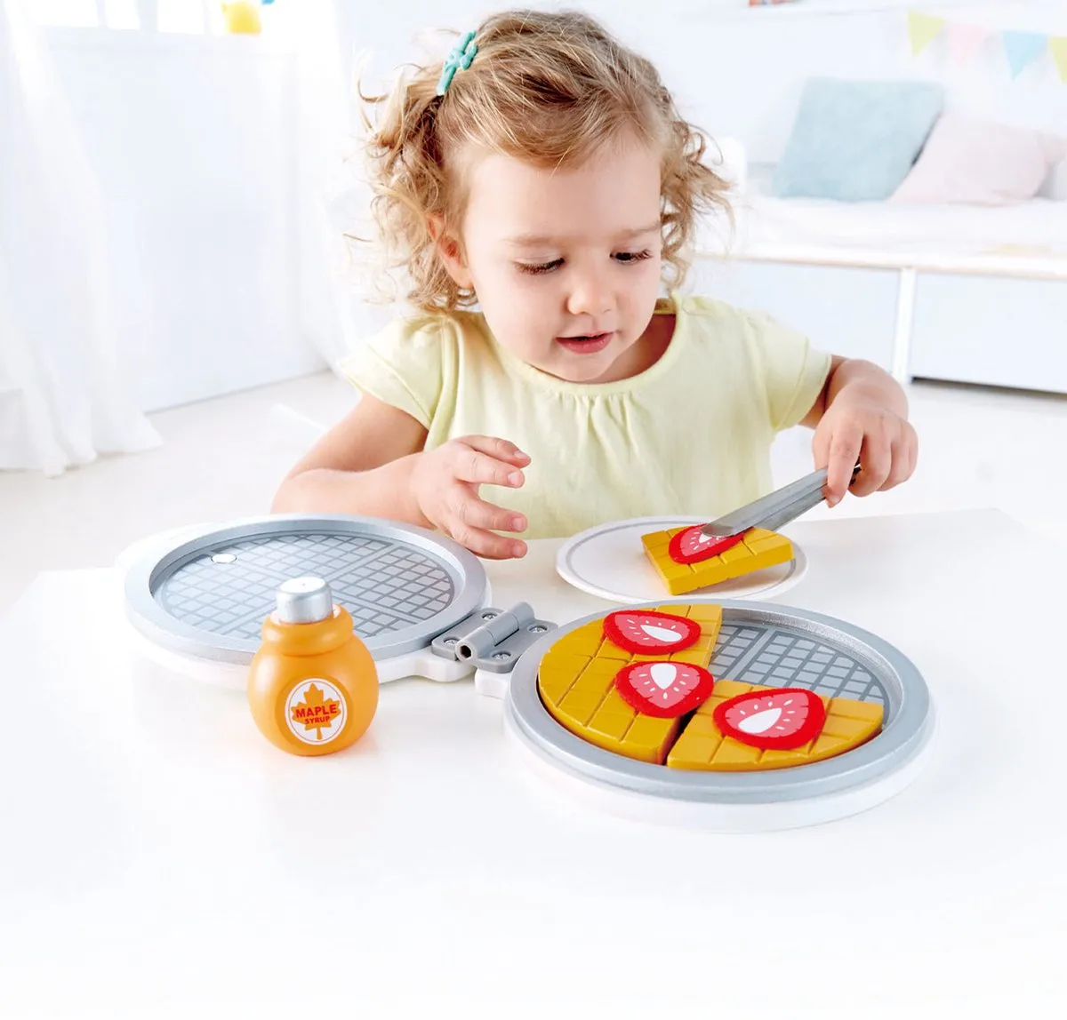 Hape Mijn Eerste Wafelijzer 21cm - Grijs