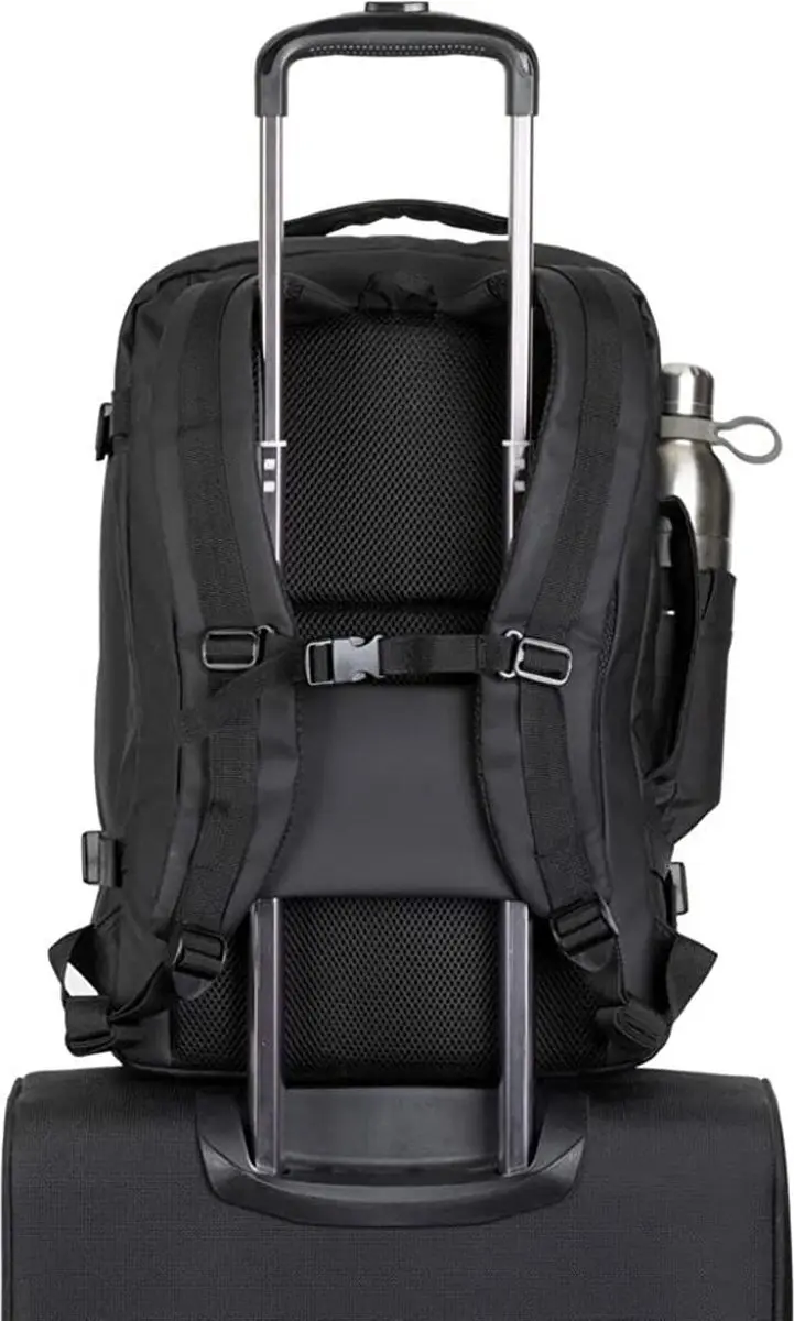 RivaCase Tegel ECO Rugzak 15,6" - Zwart - 5 Vakken