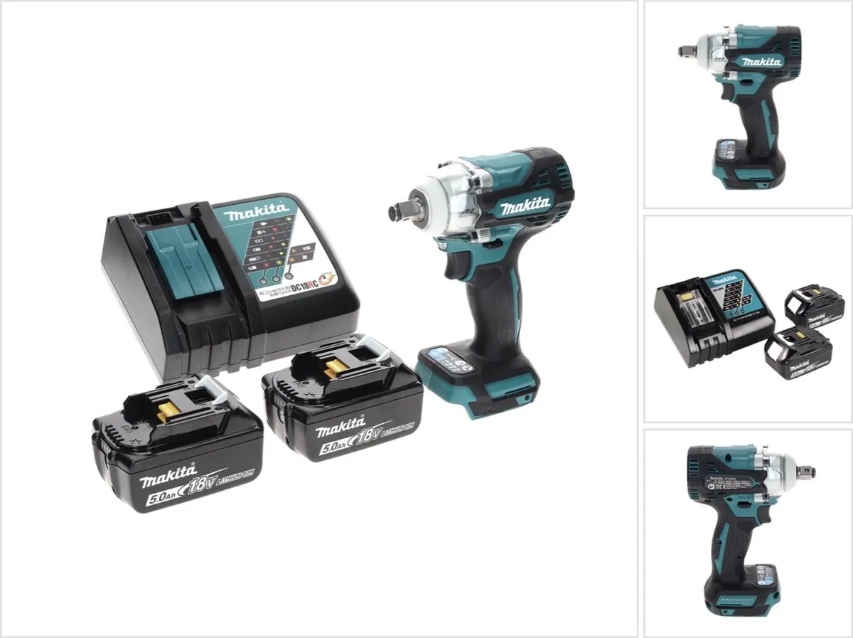 Makita DTW 300 RT Slagmoersleutel 18V 330Nm