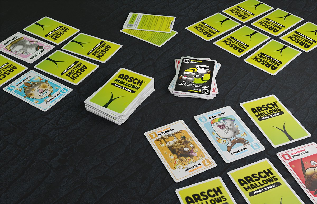 999 Games - Arschmallows - Humoristisch & snel kaartspel - Een Retegoed spel - Top partyspel voor spelletjesavonden