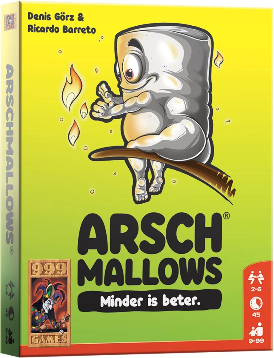 999 Games Arschmallows Kaartspel - 2-6 Spelers