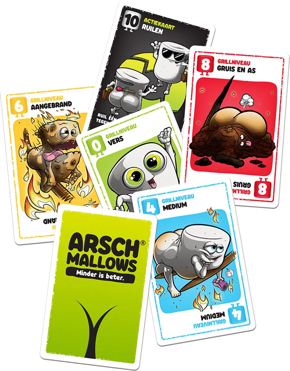999 Games Arschmallows Kaartspel - 2-6 Spelers - afbeelding 6 van 6