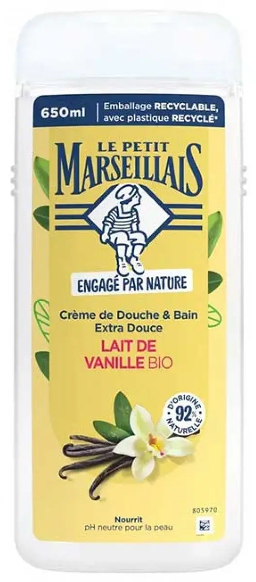 Le Petit Marseillais Biologische Melk Bad- & Douchecrème 650ml