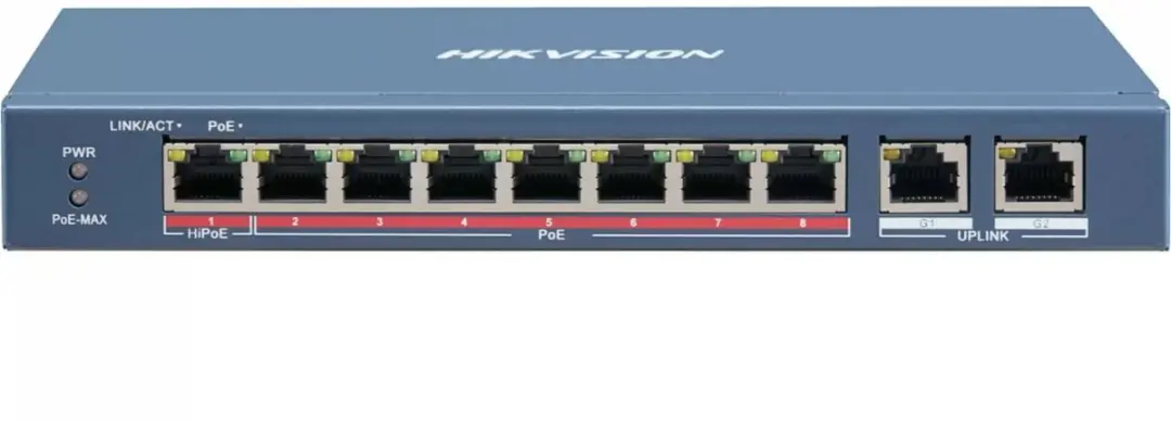 Hikvision DS-3E0310HP-E(C) Netwerk-switch 8x PoE