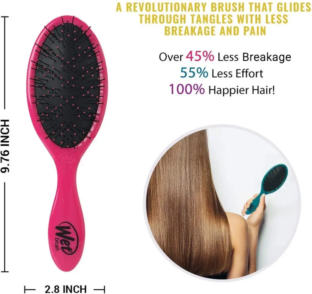 The Wet Brush Original Detangler IntelliFlex - Roze