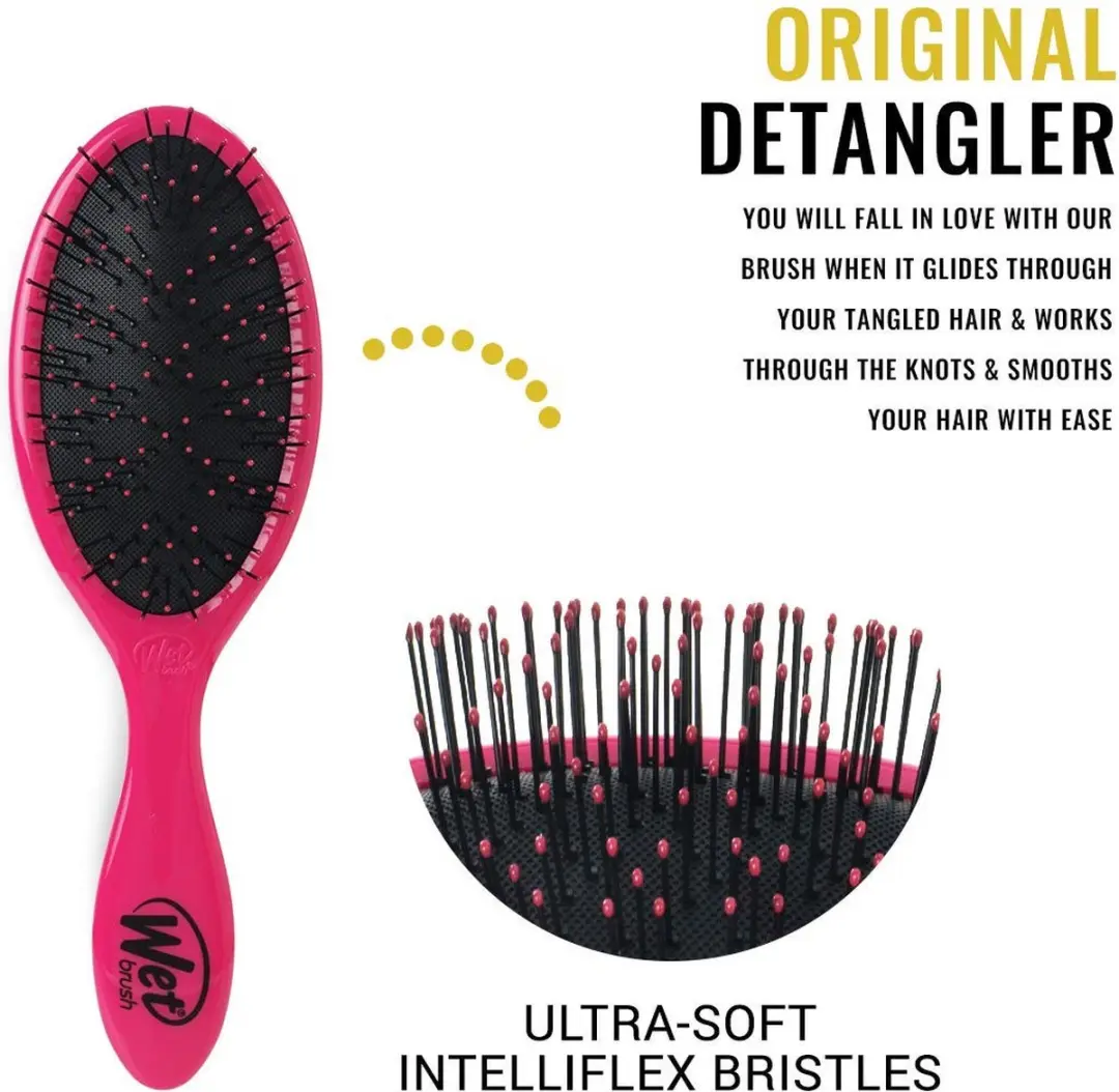 The Wet Brush Original Detangler IntelliFlex - Roze