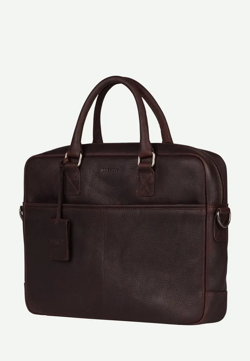 Burkely Fundamentals Antique Avery Laptopbag 15.6" - 4 Vakken - Bruin