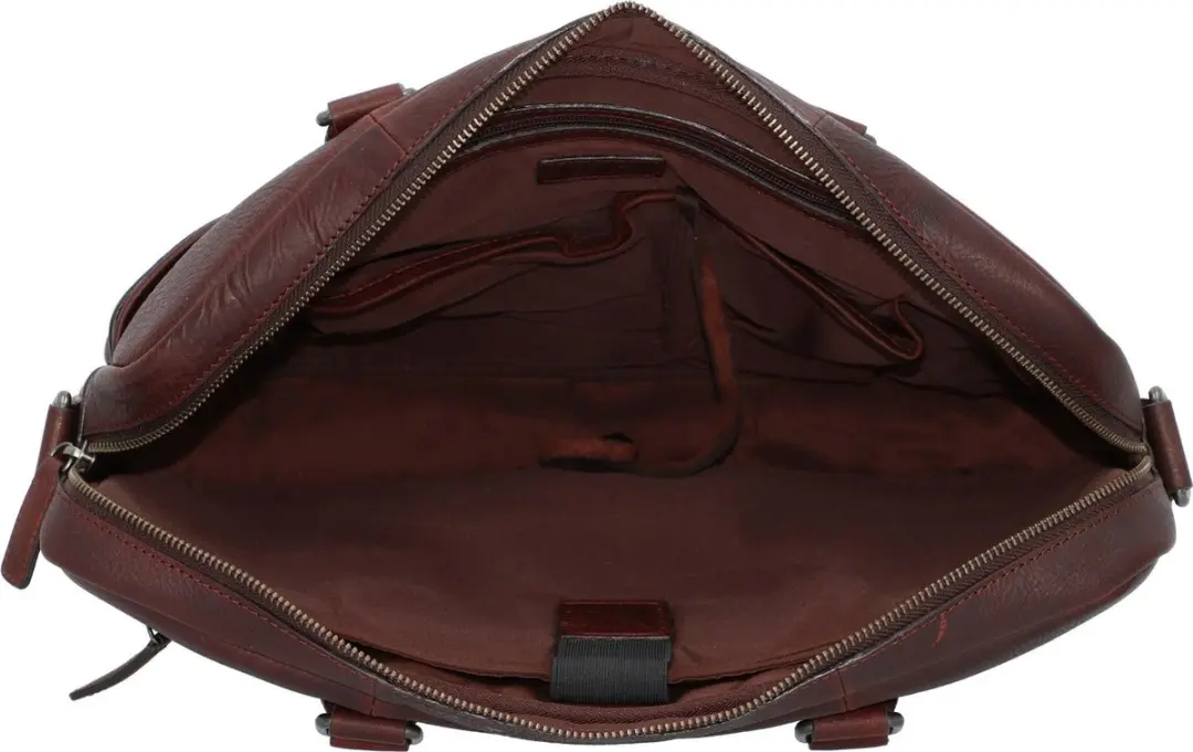 Burkely Fundamentals Antique Avery Laptopbag 15.6" - 4 Vakken - Bruin
