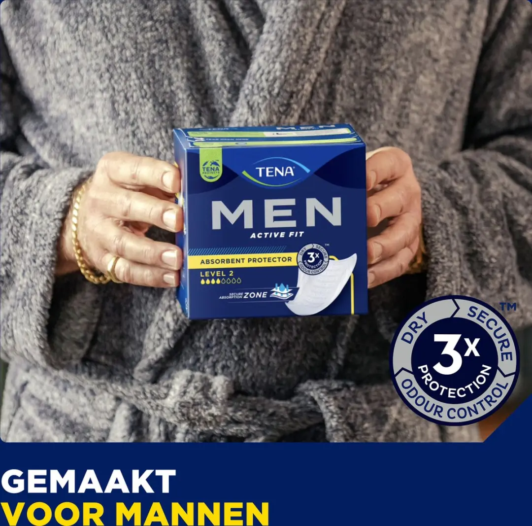 TENA Men Level 2 Incontinentieverband 60 Stuks - afbeelding 3 van 6