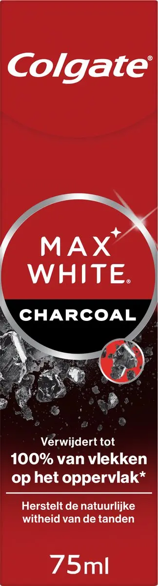 Colgate Max White Active Charcoal Tandpasta - 4x75ml