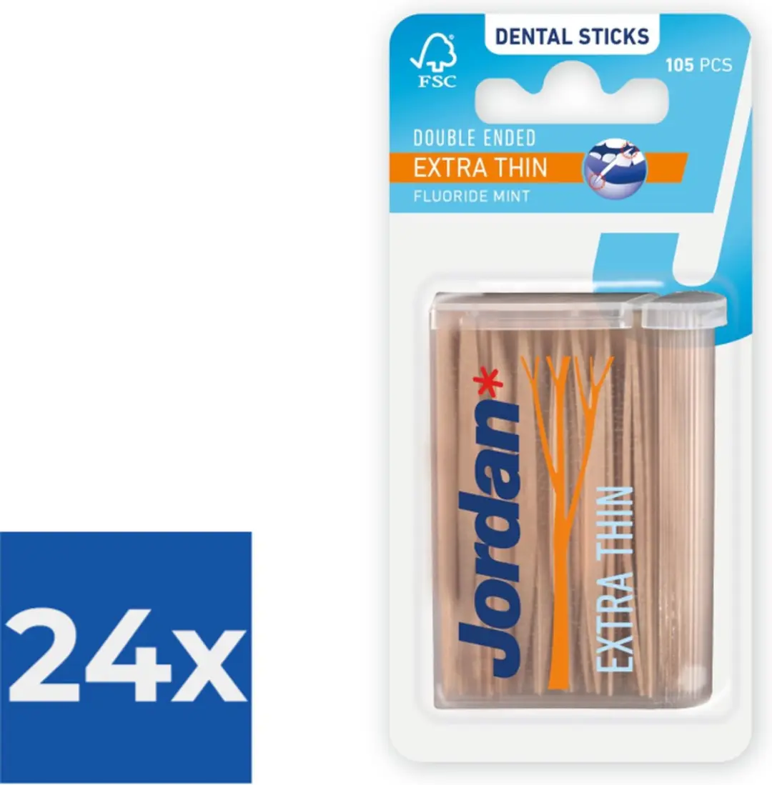 Jordan Dental Sticks Extra Thin