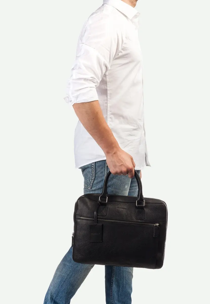 Burkely Fundamentals Antique Avery Laptopbag 13,3" - Zwart