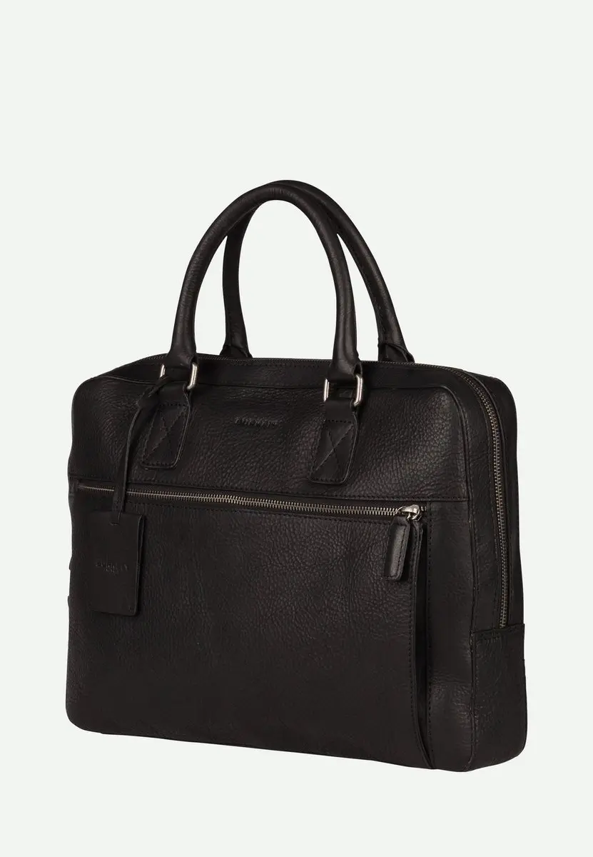 Burkely Fundamentals Antique Avery Laptopbag 13,3" - Zwart