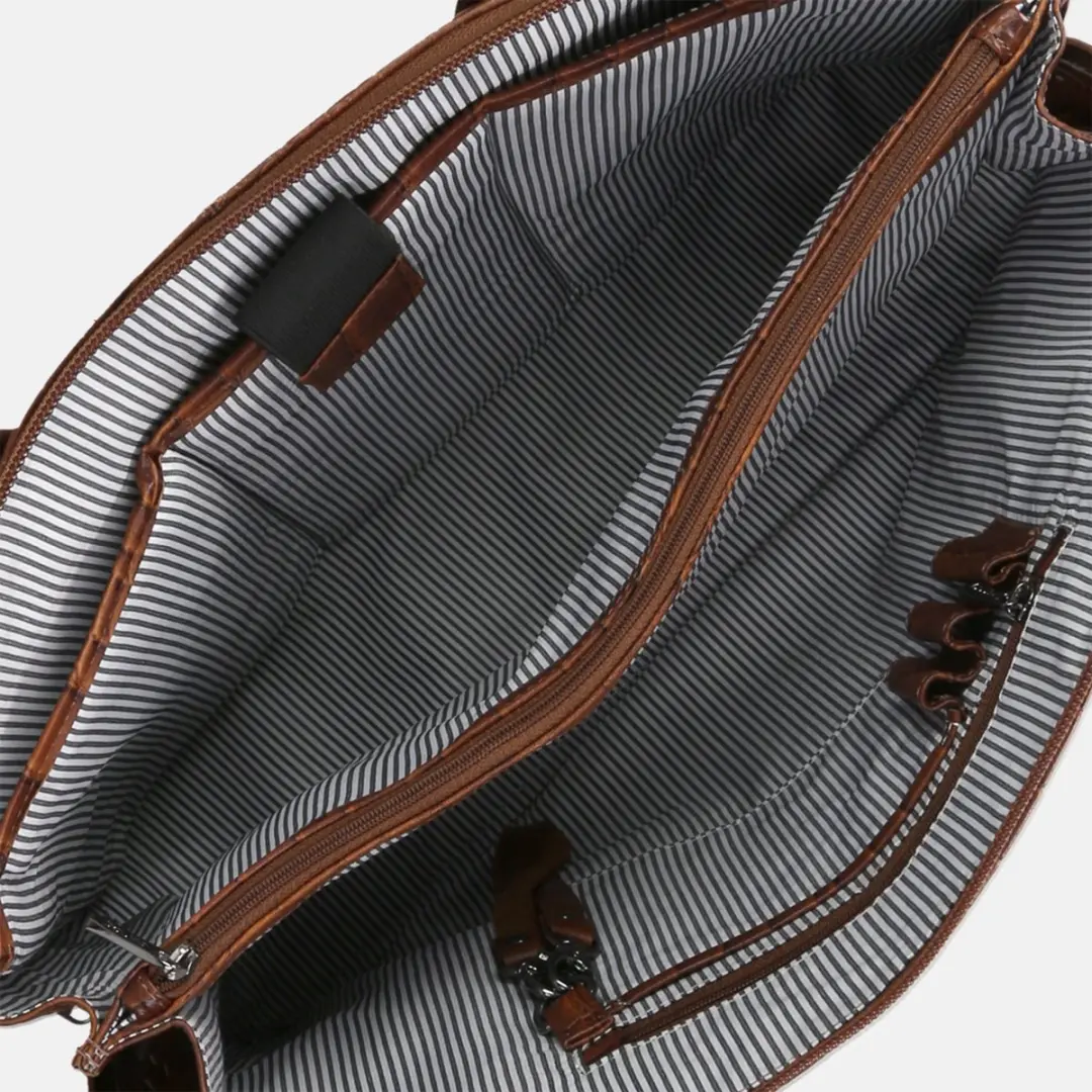 Berba Laptoptas Laguna 15 inch - Cognac - 9 Vakken