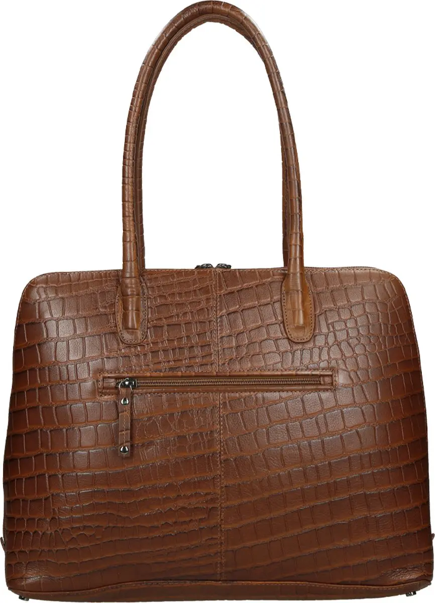 Berba Laptoptas Laguna 15 inch - Cognac - 9 Vakken