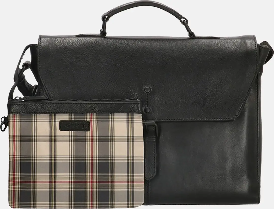 Genicci Stavanger Messenger Bag 13,3" - Zwart