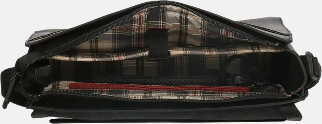 Genicci Stavanger Messenger Bag 13,3" - Zwart