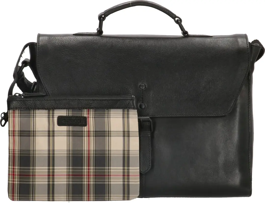 Genicci Stavanger Messenger Bag 13,3" - Zwart