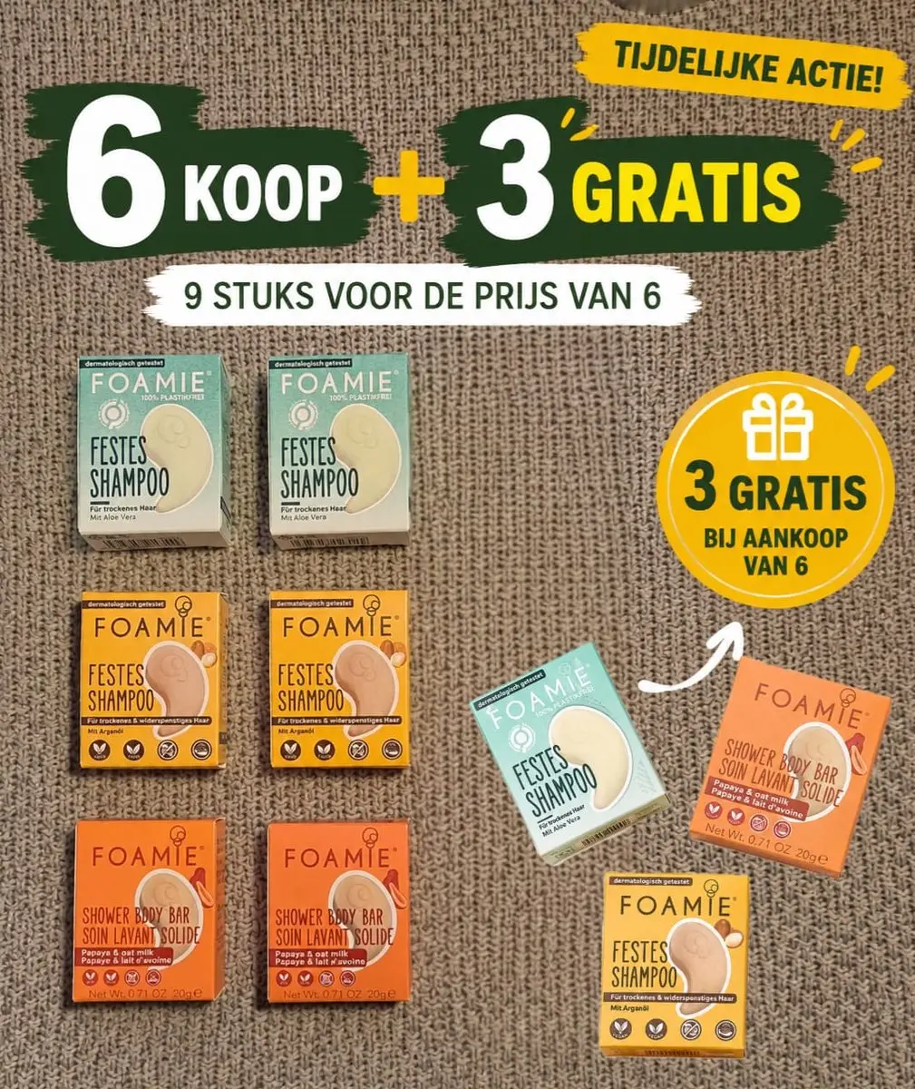 Foamie Mini Travel Set - 9-delig - 20g