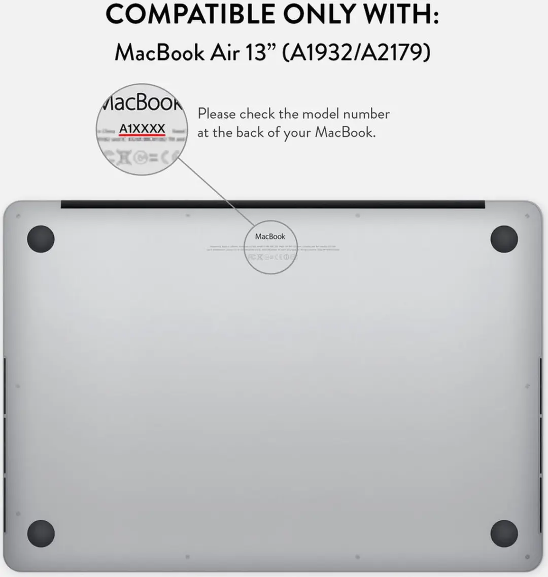 Burga Hard Case MacBook Air 13 inch 2020 - Satin White