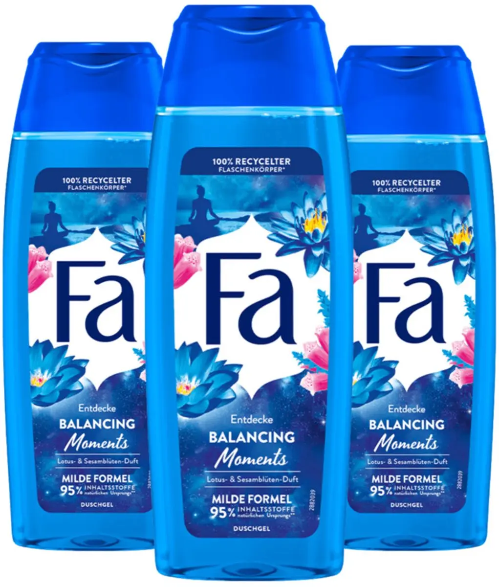 Fa Balancing Moments Douchegel - 3x250ml