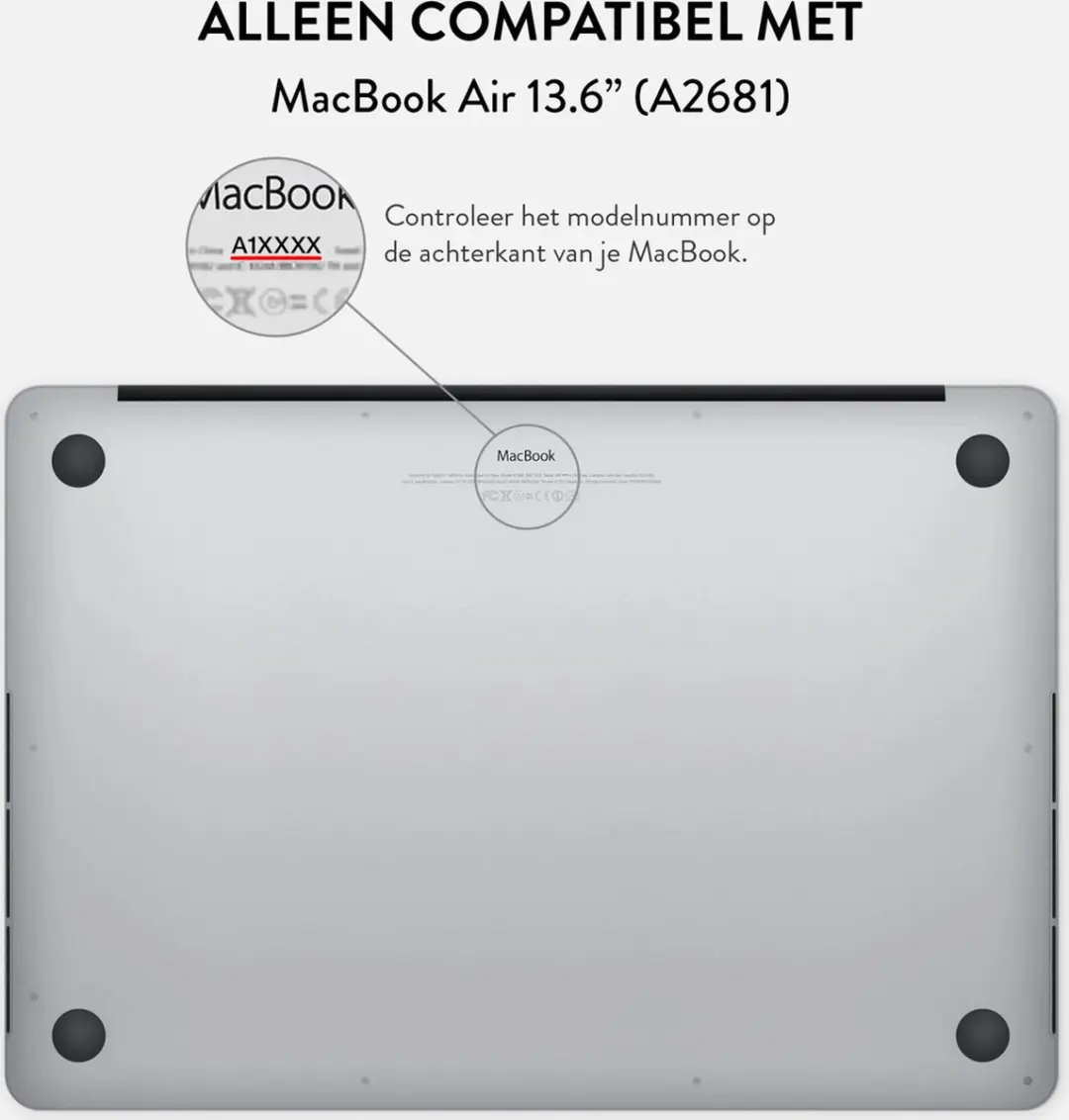 Burga Hardshell Cover MacBook Air 13" A2681/A3113 - Meerkleurig
