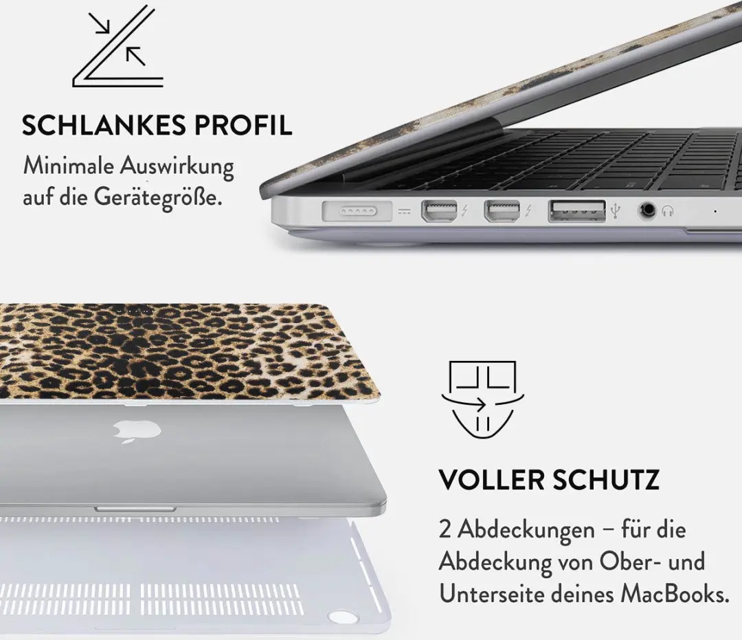 Burga Hardshell Cover MacBook Air 13" A2681/A3113 - Meerkleurig
