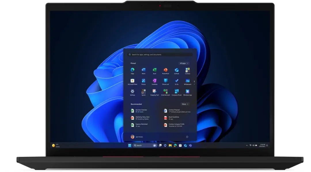 Lenovo ThinkPad T14 Gen 6 Intel Core Ultra 7 258V Laptop 35,6cm WUXGA - 32GB 512GB Zwart